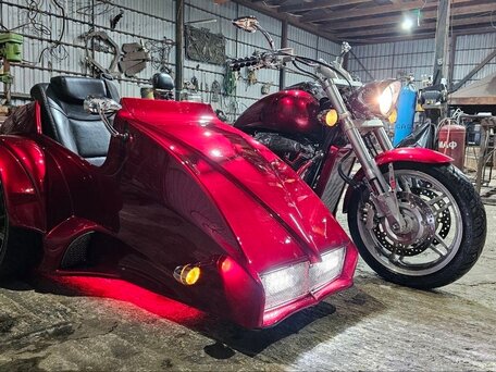 2006 Honda VTX 1800, красный, 1200000 рублей, вид 4