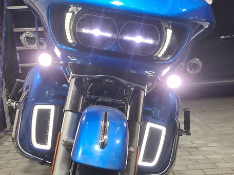 2018 Harley-Davidson Road Glide Limited, синий, 1590000 рублей, вид 5