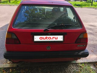 1986 Volkswagen Golf II, красный, 320000 рублей, вид 4