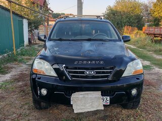 2008 Kia Sorento I Рестайлинг, чёрный, 800000 рублей, вид 3