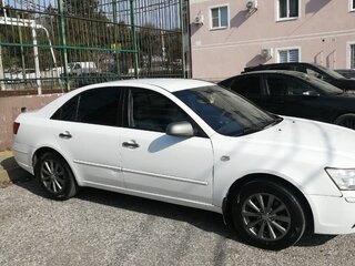 2008 Hyundai Sonata V (NF) Рестайлинг, белый, 700000 рублей, вид 2