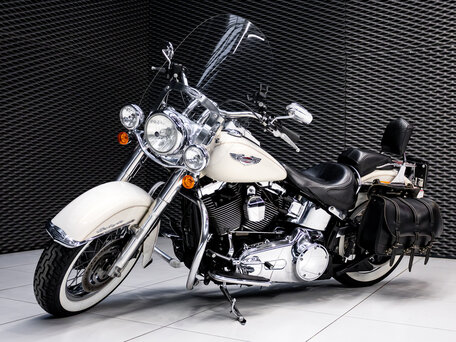 2014 Harley-Davidson Softail Deluxe, белый, 1400000 рублей, вид 5