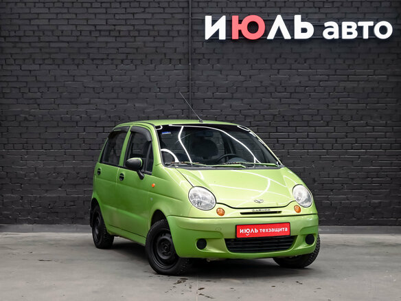2007 Daewoo Matiz II Рестайлинг, зелёный - вид 3