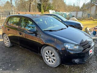 2009 Volkswagen Golf VI, чёрный, 500000 рублей, вид 3