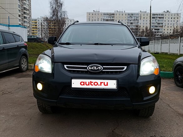 2009 Kia Sportage II Рестайлинг, чёрный, 690000 рублей
