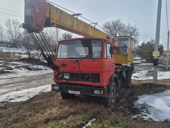 1992 МАЗ Автокраны, красный, 650000 рублей