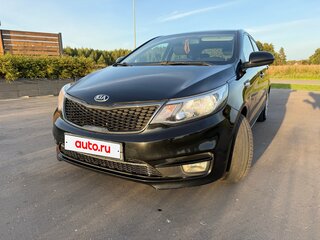 2016 Kia Rio III Рестайлинг, чёрный, 985000 рублей, вид 3