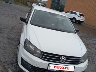 2017 Volkswagen Polo V Рестайлинг, белый, 550000 рублей, вид 1