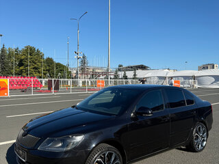 2012 Skoda Octavia II (A5) Рестайлинг, чёрный, 1900000 рублей, вид 1
