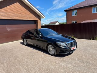 2014 Mercedes-Benz S-Класс 350 CDI BlueTEC Long 7G-TRONIC VI (W222, C217), чёрный, 3400000 рублей, вид 2