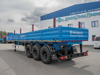2025 УралСпецТранс Полуприцеп бортовой, голубой, 3317000 рублей, вид 2