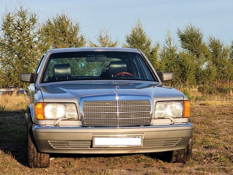 1990 Mercedes-Benz S-Класс 420 II (W126) Рестайлинг, серебристый, 2200000 рублей, вид 2