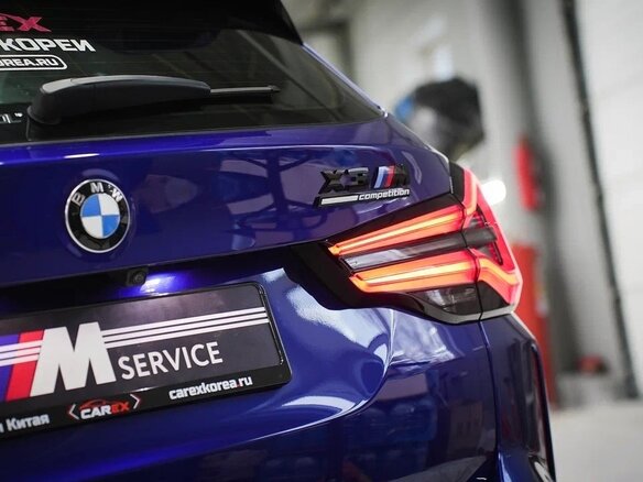 2024 BMW X3 M Competition I (F97) Рестайлинг, синий, 10590000 рублей - вид 7
