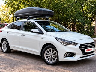 2018 Hyundai Solaris II, белый, 1750000 рублей, вид 2