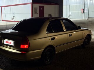 2005 Hyundai Accent ТагАЗ II, золотистый, 525000 рублей, вид 5