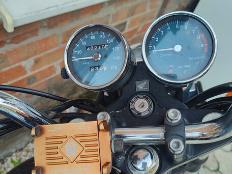 2003 Honda CB 400SS, синий, 280000 рублей, вид 3