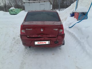 2011 Renault Logan I Рестайлинг, красный, 220000 рублей, вид 4
