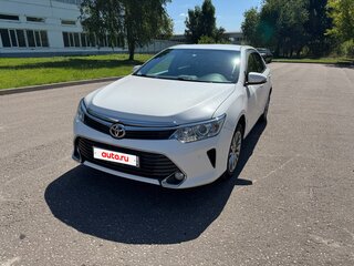 2016 Toyota Camry US Market VII (XV50) Рестайлинг, белый, 2100000 рублей, вид 1