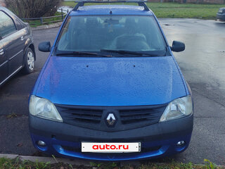 2006 Renault Logan I, синий, 180000 рублей, вид 1
