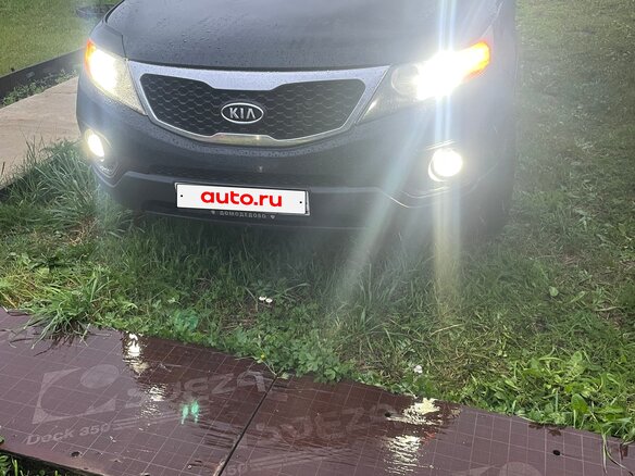 2010 Kia Sorento II, чёрный