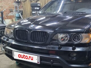 2002 BMW X5 3.0i I (E53), чёрный, 950000 рублей, вид 2