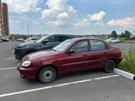 2005 Daewoo Sens I, красный, 180000 рублей, вид 5