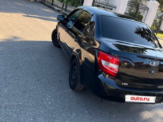 2014 Lada (ВАЗ) Granta I, чёрный, 420000 рублей, вид 3