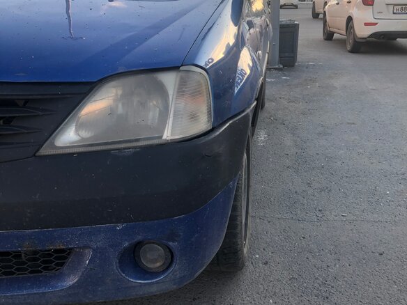 2005 Renault Logan I, синий, 180000 рублей - вид 9