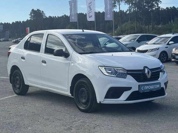 2019 Renault Logan II Рестайлинг, белый - вид 2