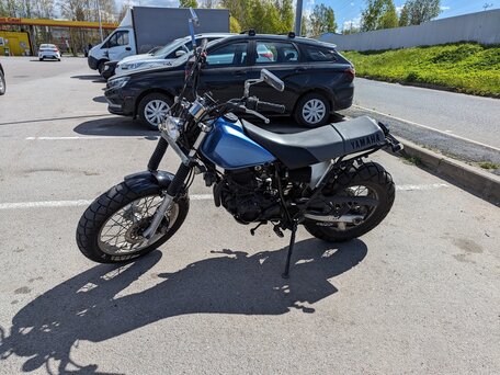 2000 Yamaha TW200, синий, 266000 рублей, вид 3