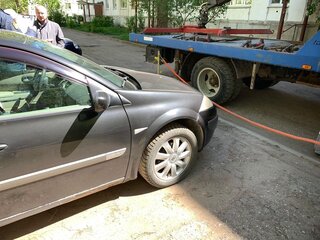 2006 Renault Megane II, чёрный, 122403 рублей, вид 3