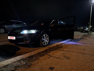 2006 Mazda 6 I (GG) Рестайлинг, чёрный, 590000 рублей, вид 2