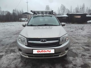 2014 Lada (ВАЗ) Granta I, серебристый, 315000 рублей, вид 1