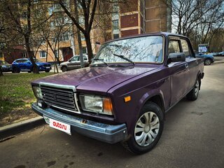 2001 Lada (ВАЗ) 2107, фиолетовый, 120000 рублей, вид 2
