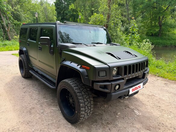 2008 Hummer H2 I Рестайлинг, зелёный, 5000000 рублей