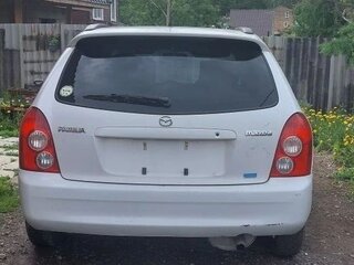 2003 Mazda Familia S-Familia S-Wagon VIII (BJ), белый, 133000 рублей, вид 3