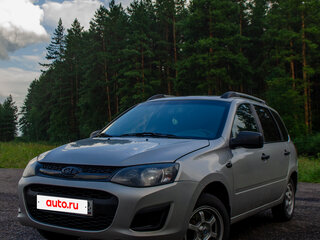 2016 Lada (ВАЗ) Kalina II, серебристый, 370000 рублей, вид 1