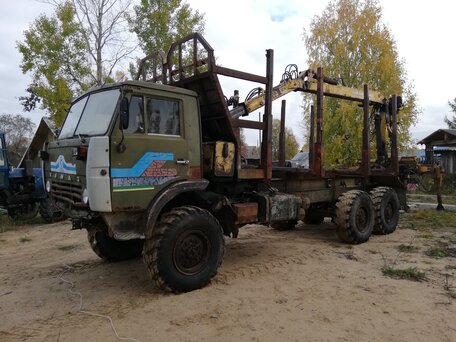1989 КамАЗ 4310, зелёный, 450000 рублей, вид 1