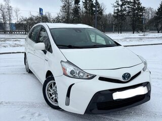 2018 Toyota Prius v (+) I Рестайлинг (ZVW40/41), белый, 1561924 рублей, вид 2