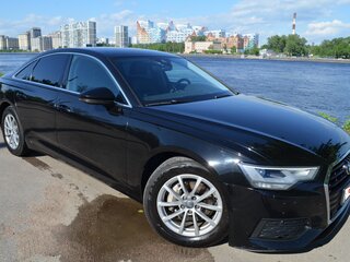 2020 Audi A6 40 TFSI V (C8), чёрный, 2250000 рублей, вид 3