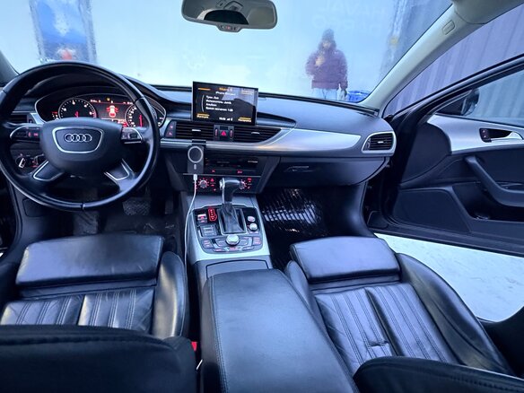 2013 Audi A6 IV (C7), чёрный - вид 9