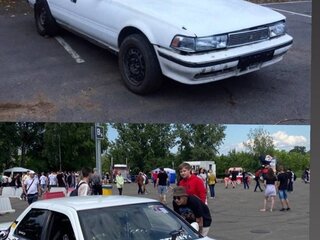 1989 Toyota Cresta III (X80), белый, 850000 рублей, вид 4