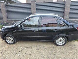 2014 Lada (ВАЗ) Granta I, чёрный, 250000 рублей, вид 4