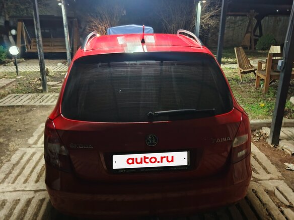 2014 Skoda Fabia II Рестайлинг, красный, 750000 рублей - вид 1