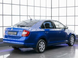 2018 Skoda Rapid I Рестайлинг, синий, 1229000 рублей, вид 3