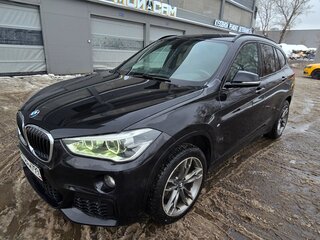 2019 BMW X1 18d xDrive II (F48), чёрный, 2100000 рублей, вид 2