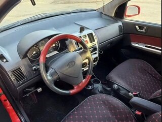 2006 Hyundai Getz I Рестайлинг, красный, 350000 рублей, вид 4