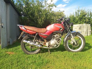 2013 Yamaha YBR125, красный, 100000 рублей, вид 5