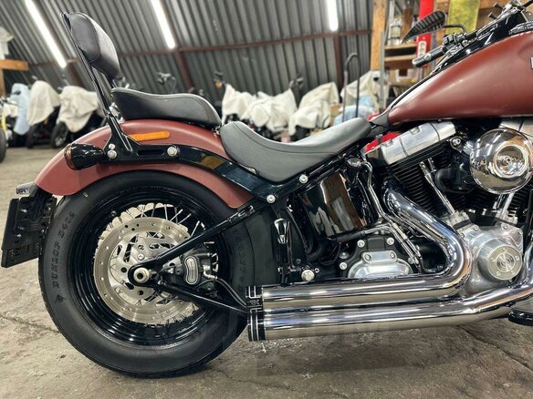 2017 Harley-Davidson Softail Slim, оранжевый, 1150000 рублей - вид 14