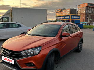 2018 Lada (ВАЗ) Vesta SW Cross I, оранжевый, 1020000 рублей, вид 3